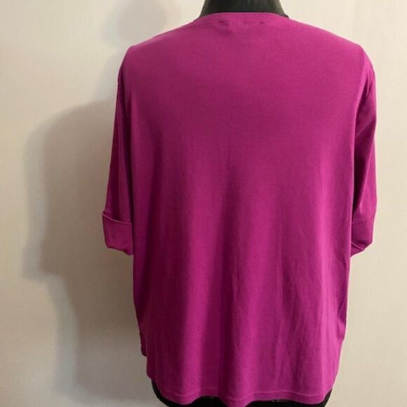 Lauren Ralph Lauren Black label Pink top, size 2X - Picture 2 of 3